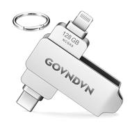 Apple MFi 128Go Cle-USB-iPhone Cle-USB-C-Lightning-iPhone Cle-USB-iPad Pendrive-pour-iPhone Stockage-Externe-Lightning-Type C-Memory-Stick iPhone-Photo-Stick Clef-USB-pour-iPhone/iPad/iOS/Android/PC