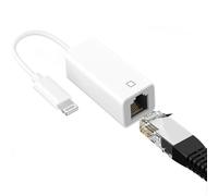 [Apple MFi certifié] Adaptateur Lightning à Ethernet, câble d'adaptateur réseau LAN Ethernet RJ45 avec connecteur à 8 Broches Compatible avec iPhone 14/13/12/11/XS/XR/X/8/7/6/iPad, 100Mbps