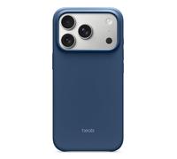 Beats Coque pour iPhone 17 Pro équipée MagSafe avec Commande de l'appareil Photo, Fini Mat, Doublure en Tissu Microfibre - Bleu Basalte