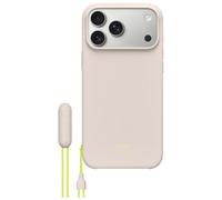 Beats – Coque iPhone 17 Pro Max – MagSafe, béquille, commande appareil photo – Gris Gypse
