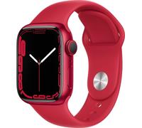 Apple MKHV3FD/A Apple Watch S7 Alu 41mm Rouge (Bracelet Rouge) LTE iOS