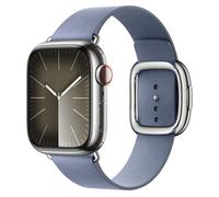 Apple Modern Buckle FineWoven Watch Series 1 t/m 9 / SE (38/40/41 mm) | Series 10 / 11 (42 mm) S Lavender Blue Bleu