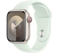 Bracelet Apple Sport pour l'Apple Watch Series 1 à 9 / SE (38/40/41 mm) / Series 10 (42 mm) - Taille M/L - Menthe douce