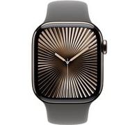 Apple Watch Series 10 OLED 42 mm Numérique 374 x 446 pixels Écran tactile 4G Titane Wifi GPS (satellite)