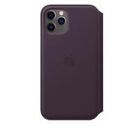 Étui De Portefeuille En Cuir Genuine Apple iPhone 11 Pro - Aubergine (Violet)