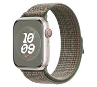 Apple Nike Sport Loop bracelet Watch Series 1 á 10 / SE / Ultra (2) (44/45/46/49 mm) Sequoia/Orange Multicolore