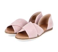 Apple of Eden CHIUSI 29 Nude Sandales plates en daim pour femme Beige Taille 36, Rose., 40 EU