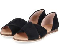 Apple of Eden Femmes Sandales CHIUSI Noir daim Taille : 37