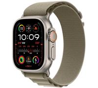 Apple Original Boucle Alpine pour Apple Watch 42mm / 44mm / 45mm / 49mm - Olive (Small) - MT5T3ZM/A