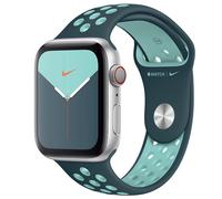 Apple Original - Bracelet Apple Watch Nike Sport 38mm / 40mm / 41mm / 42mm Midnight Turquoise / Aurora Green - MXQX2ZM/A