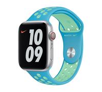 Apple Original - Bracelet Apple Watch Nike Sport 38mm / 40mm / 41mm Bleu Chlore / Vert Brillant - MJ6H3ZM/A