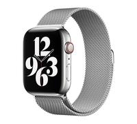 Apple Original Bracelet Boucle Milanaise Apple Watch 44 mm / 45 mm / 49 mm Argent - MTJR3ZM/A