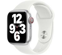 Apple Original Bracelet de Sport pour Apple Watch 38mm / 40mm / 41mm / 42mm - Blanc - MP6X3ZM/A
