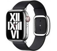 Apple Original Bracelet en cuir avec boucle moderne pour Apple Watch 38 mm / 40 mm / 41 mm - Couleur Encre - Taille M - MP8E3ZM/A