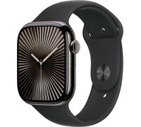Apple Original Bracelet Sport Apple Watch 44 mm / 45 mm / 46 mm / 49 mm Noir - Taille S/M - MXM23ZM/A