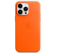 Apple Original Coque en Cuir MagSafe iPhone 14 Pro Max - Orange - MPPR3ZM/A