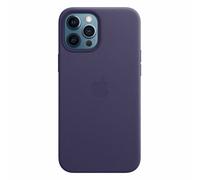 Apple Original Coque en cuir MagSafe pour iPhone 12 Pro Max - Deep Violet - MJYT3ZM/A