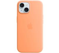 Apple Original Coque MagSafe en silicone iPhone 15 Sorbet orange - MT0W3ZM/A
