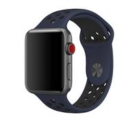 Apple Original Nike Bracelet Sport Apple Watch 38 mm / 40 mm / 41 mm Obsidienne / Noir - MQ2P2ZM/A