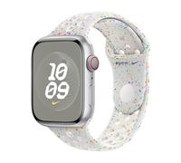 Apple Original Nike Bracelet Sport Apple Watch 38 mm / 40 mm / 41 mm Platine Pur M/L - MUUL3ZM/A