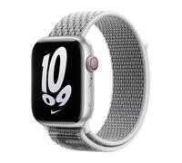 Apple Original Nike Sport Loop Apple Watch 42mm / 44mm / 45mm / 49mm Sommet Blanc / Noir - MPJ03ZM/A