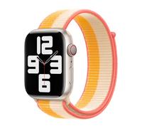 Apple Original Sport Loop Apple Watch 42mm / 44mm / 45mm / 49mm Maize / Blanc - ML2Y3ZM/A