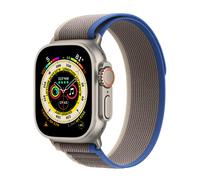 Apple Original Trail Loop Apple Watch 42 mm / 44 mm / 45 mm / 49 mm S/M - Bleu / Gris - MQEJ3ZM/A