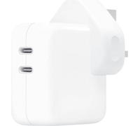 Apple Original USB-C Power Adapter UK - Chargeur - double port USB-C - 35 Watt - connecteur pour le Royaume-Uni