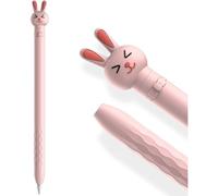 (Apple Pencil 1st,Lapin)Mignon Dessinée Coque pour Apple Pencil 1ère Génération , Silicone Souple Case Cover Accessoires Protection Apple Pencil 1st Génération