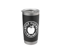Apple Picking Squad, saison des récoltes d'automne | Love Apple Picker Gobelet isotherme en acier inoxydable double paroi