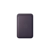 Apple Porte-cartes en tissage fin avec MagSafe violet nuit pour iPhone