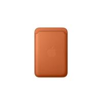 Apple Porte-cartes en tissage fin Roux orangé avec MagSafe pour iPhone