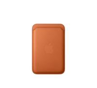 Apple - Porte-Cartes Magsafe Tissage Fin Roux Orange