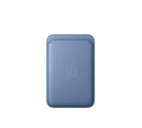 Apple FineWoven Wallet MagSafe avec la fonction 'Localiser' - Wildflower Blue
