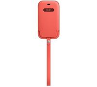Apple Sacoche en cuir MagSafe pour iPhone 12 (Pro) Pink Citrus Rose