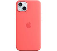 Apple Silicone Backcover MagSafe pour Apple iPhone 15 Plus - Guava