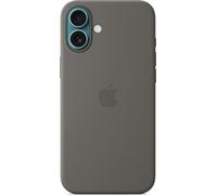 Apple Silicone Backcover MagSafe pour Apple iPhone 16 Plus - Stone Gray