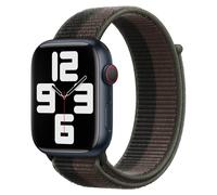 Bracelet Apple Sport Loop pour l'Apple Watch Series 1 à 10 / SE / Ultra (2) (44/45/46/49 mm) - Tornado/Gris