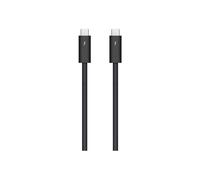 Apple Thunderbolt 4 Pro - Câble USB - USB-C (M) pour USB-C (M) - USB 3.1 Gen 2 / Thunderbolt 3 / Thunderbolt 4 - 3 m - support de guirlande Pâquerettes - noir