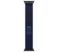 Apple Trail Loop - Boucle Pour Montre Intelligente - 49 Mm, Finition En Titane Noir - Taille M/L - Bleu