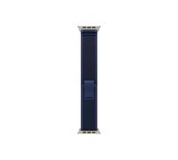 Apple Trail Loop - Boucle Pour Montre Intelligente - 49 Mm, Finition Titane Naturel - Taille M/L - Bleu