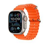 Apple Ultra 2 GPS + Cellular - Boîtier Titane 49 mm Titane nature/orange - Bracelet 130-200 mm