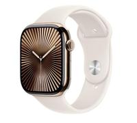 Apple Watch Series 10 OLED 42 mm Numérique 374 x 446 pixels Écran tactile 4G Or Wifi GPS (satellite)