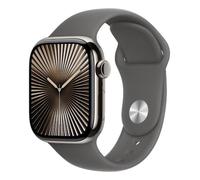 Apple Watch Series 10 OLED 42 mm Numérique 374 x 446 pixels Écran tactile 4G Titane Wifi GPS (satellite)