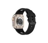 Apple Watch 6 44mm Strap Perforated Sport RD1 Band Black