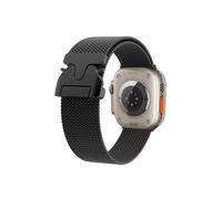 Apple Watch 8 45mm Band KRD25 Safety Clasp Metal Band Black