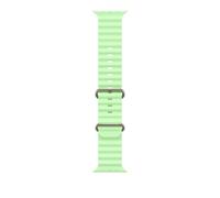 Bracelet APPLE 49 mm Océan vert fluo - Ftitane naturel