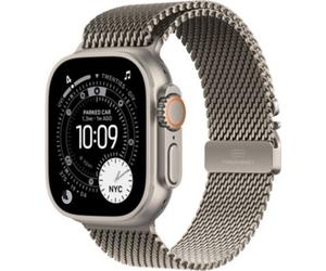 Apple Watch - Montre Connectée 49mm Tit Naturel Milanais Ultra 3 S Cellular