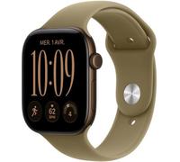 Apple Watch - Montre Connectée Serie 12 46mm Alu Bronze /Olive M/L Cell