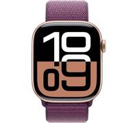 Apple Watch S10/46mm/Rose Gold/Sportband/Plum